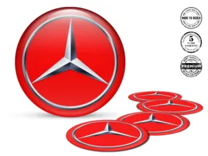 Mercedes Gewölbte Aufkleber Edition Individuelle Felgenaufkleber